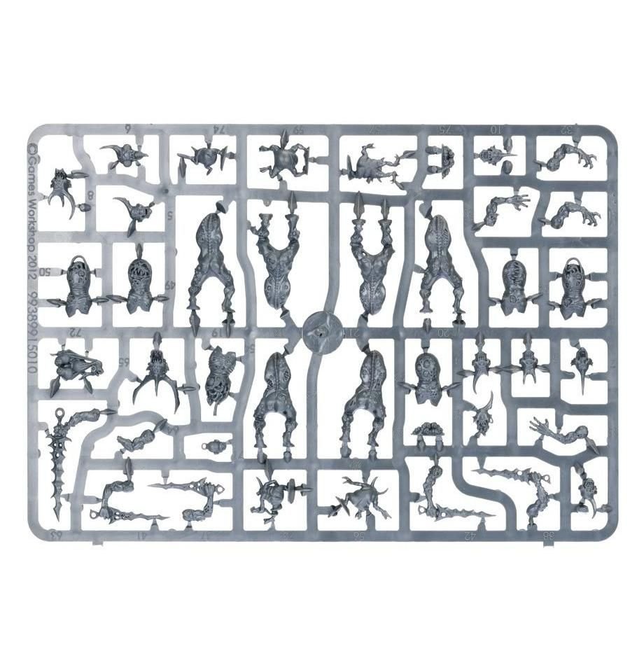 Maggotkin of Nurgle: Plaguebearers sprue contents - Loaded Dice