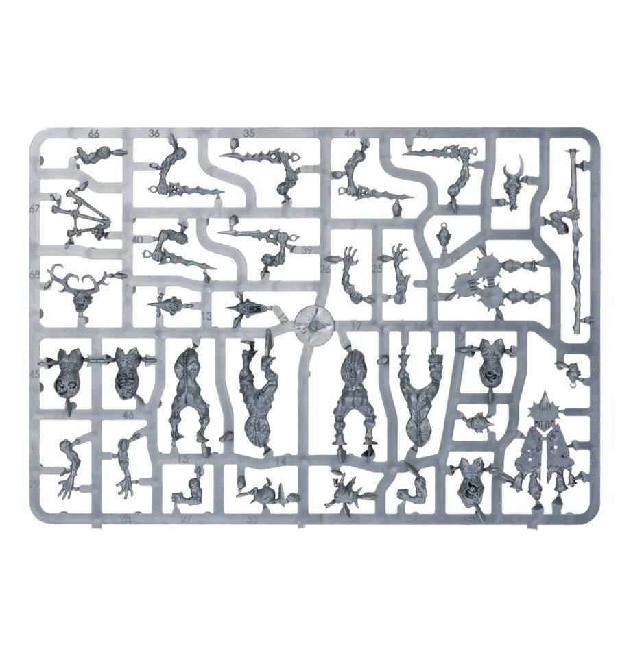 Maggotkin of Nurgle: Plaguebearers sprue contents - Loaded Dice