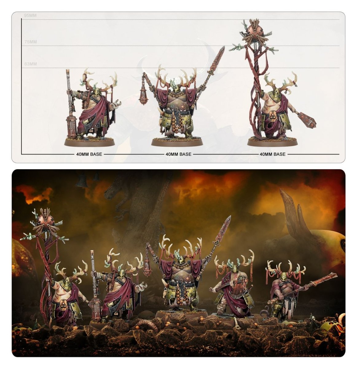Maggotkin of Nurgle: Putrid Blightkings - Loaded Dice