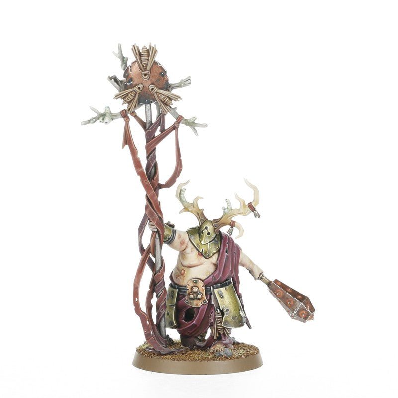 Maggotkin of Nurgle: Putrid Blightkings painted miniature - Loaded Dice