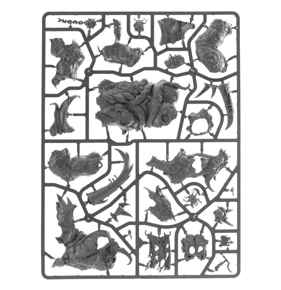 Maggotkin of Nurgle: The Glottkin sprue contents - Loaded Dice
