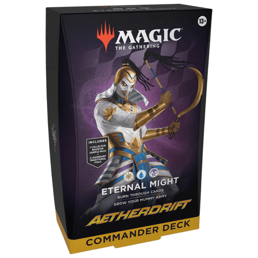Magic The Gathering: Aetherdrift Commander Deck - Eternal Might preconstructed deck