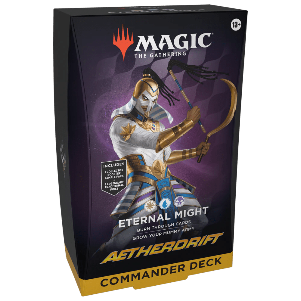 Magic The Gathering: Aetherdrift Commander Deck - Eternal Might preconstructed deck