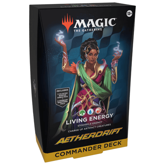 Magic The Gathering: Aetherdrift Commander Deck - Living Energy preconstructed deck