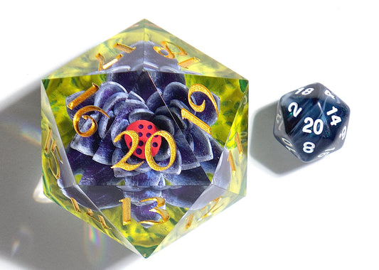 Sirius Dice: Magic The Gathering Black Lotus Spindown 54mm D20 - Loaded Dice