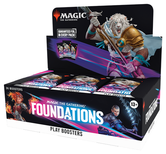 Magic The Gathering: Foundations Play Booster Box sealed booster box