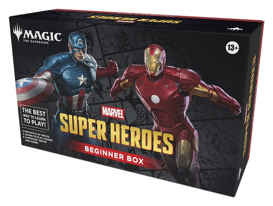 Magic: The Gathering Marvel Super Heroes Beginner Box featuring Captain America and Iron Man