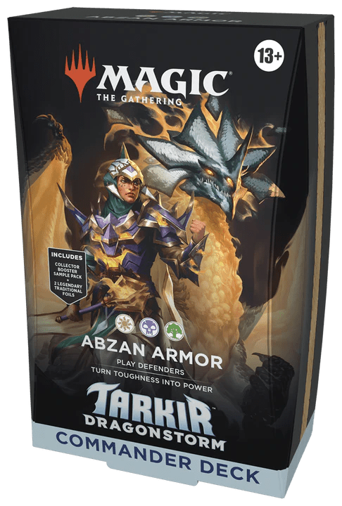 Magic The Gathering: Tarkir Dragonstorm Commander Deck - Abzan Armor - Loaded Dice