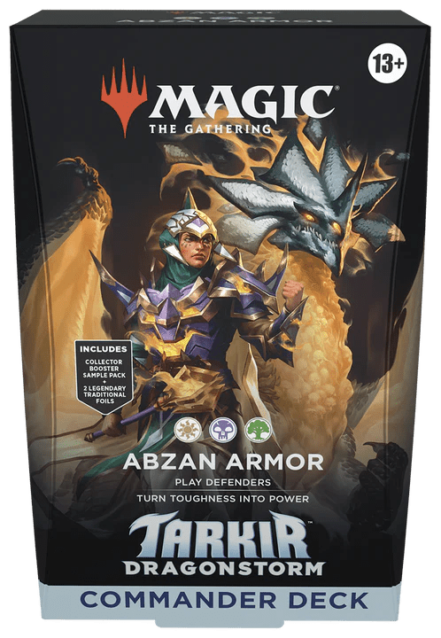 Magic The Gathering: Tarkir Dragonstorm Commander Deck - Abzan Armor - Loaded Dice