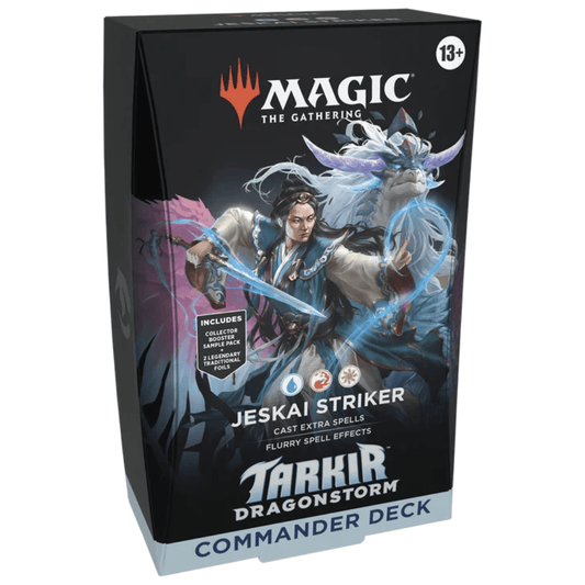 Magic The Gathering: Tarkir Dragonstorm Commander Deck - Jeskai Striker preconstructed deck