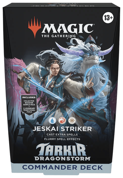 Magic The Gathering: Tarkir Dragonstorm Commander Deck - Jeskai Striker - Loaded Dice
