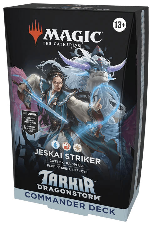 Magic The Gathering: Tarkir Dragonstorm Commander Deck - Jeskai Striker - Loaded Dice