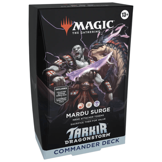 Magic The Gathering: Tarkir Dragonstorm Commander Deck - Mardu Surge preconstructed deck