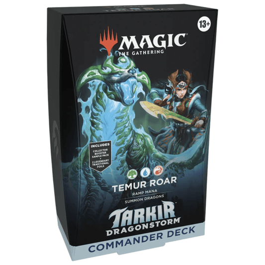 Magic The Gathering: Tarkir Dragonstorm Commander Deck - Temur Roar preconstructed deck