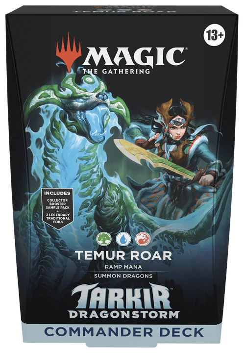 Magic The Gathering: Tarkir Dragonstorm Commander Deck - Temur Roar - Loaded Dice