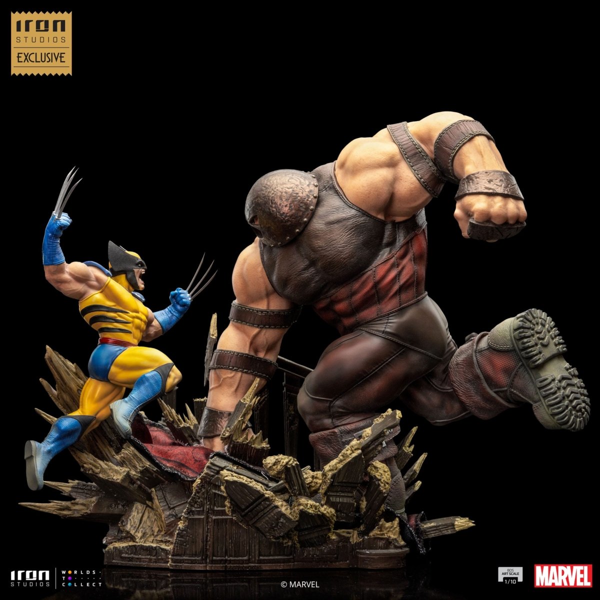 Marvel BDS Art Scale Statue 1/10 Wolverine vs Juggernaut heo EU Exclusive 30 cm ETA 14 Days - Loaded Dice