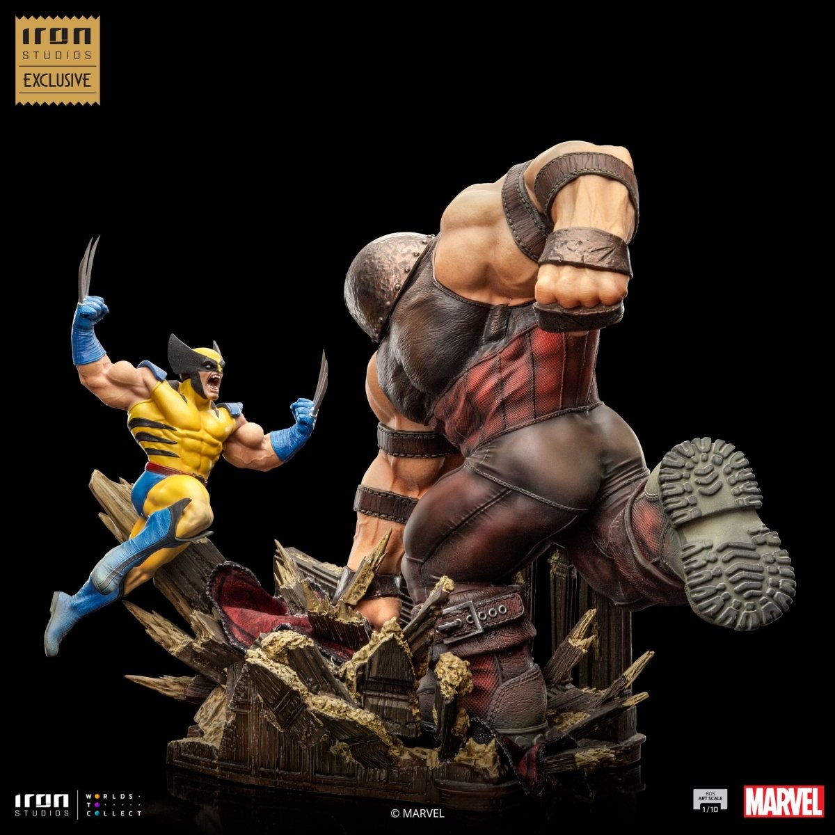 Marvel BDS Art Scale Statue 1/10 Wolverine vs Juggernaut heo EU Exclusive 30 cm ETA 14 Days - Loaded Dice