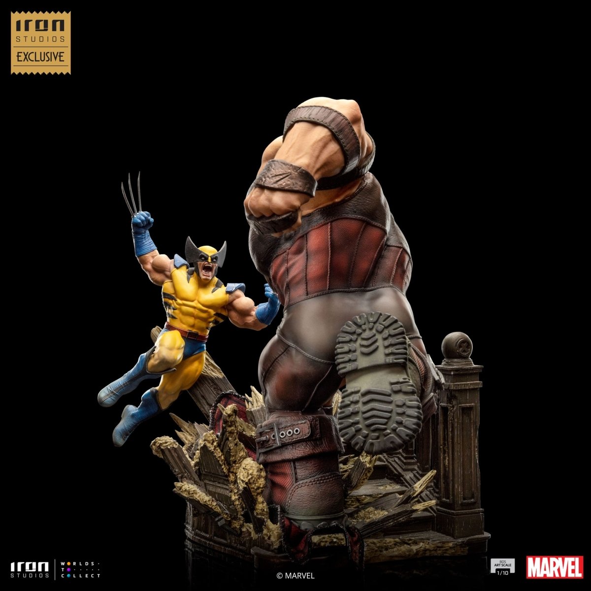 Marvel BDS Art Scale Statue 1/10 Wolverine vs Juggernaut heo EU Exclusive 30 cm ETA 14 Days - Loaded Dice