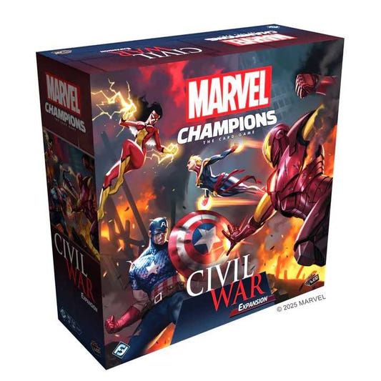 Marvel Champions: The Card Game Civil War board game box