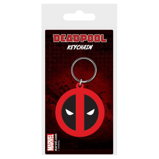 Marvel Comics Rubber Keychain Deadpool Symbol - Loaded Dice