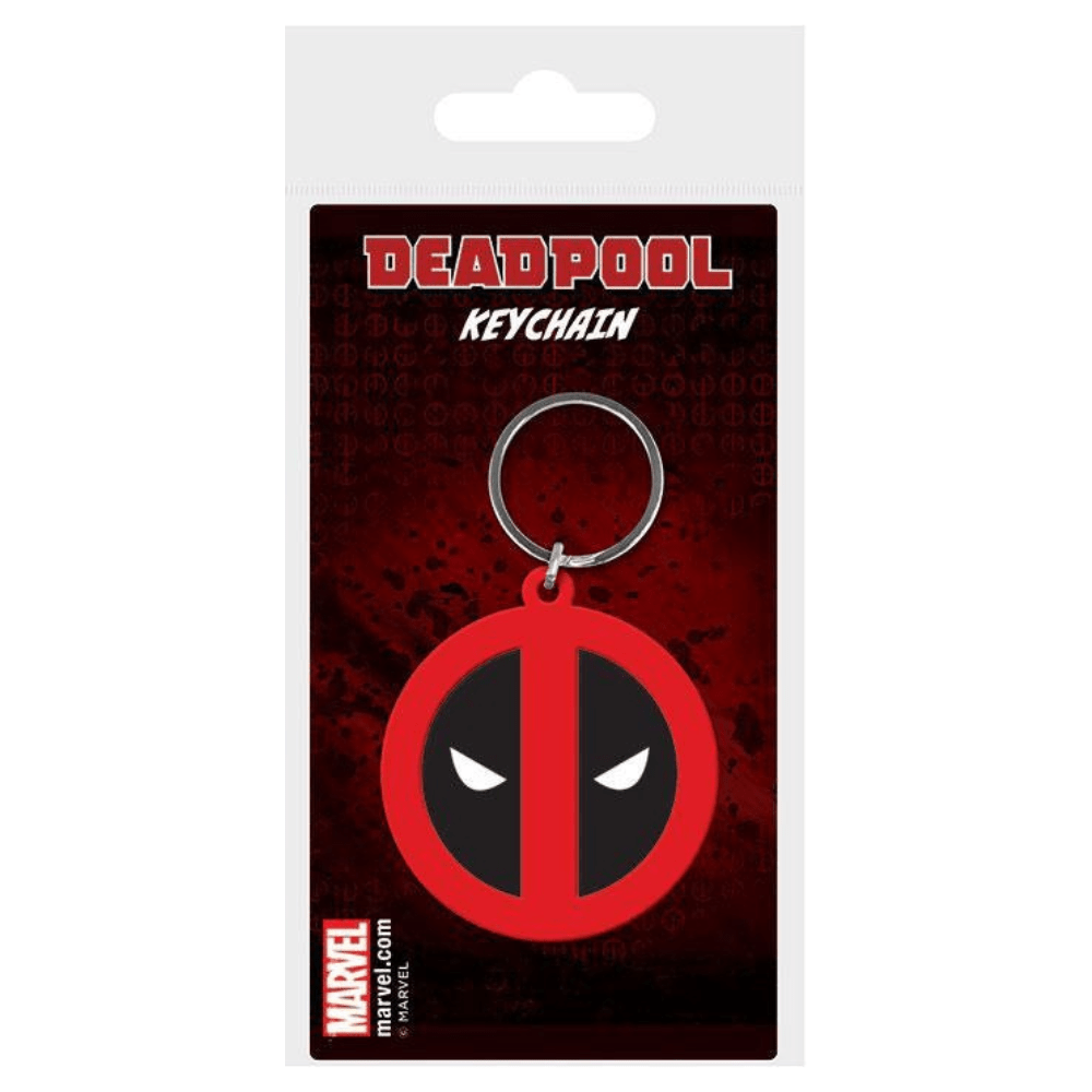 Marvel Comics Rubber Keychain Deadpool Symbol - Loaded Dice