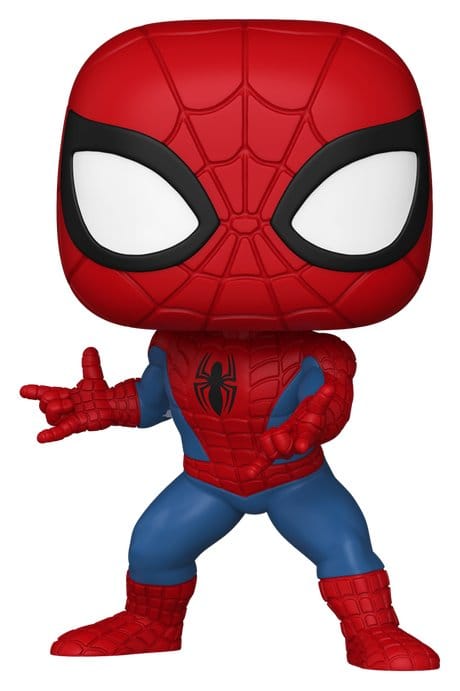 Funko Super Sized Jumbo Pop! Spider-Man vinyl figure from Marvel Comics in a crouching pose