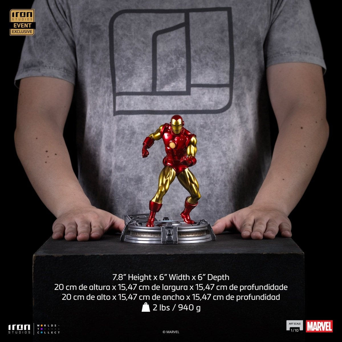 Marvel Art Scale Statue 1/10 Iron Man (CCXP Exclusive 2025) 20 cm ETA 14 Days - Loaded Dice