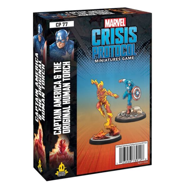 Marvel Crisis Protocol: Captain America and the Original Human Torch - Loaded Dice Barry Vale of Glamorgan CF64 3HD