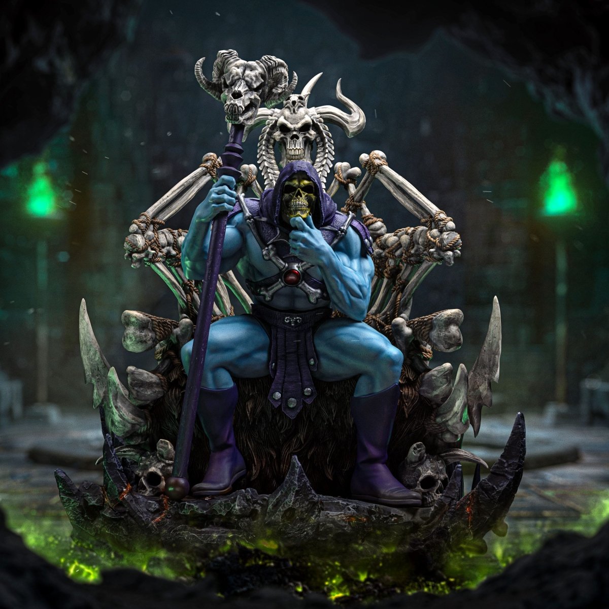 Masters of the Universe Prime Scale Statue 1/3 Skeletor 10th Anniversary Ver. 67 cm ETA 14 Days - Loaded Dice