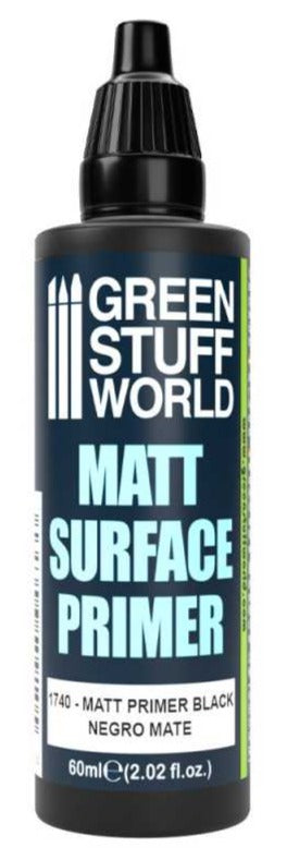 Green Stuff World Matt Surface Primer Black 60ml - Loaded Dice Barry Vale of Glamorgan CF64 3HD