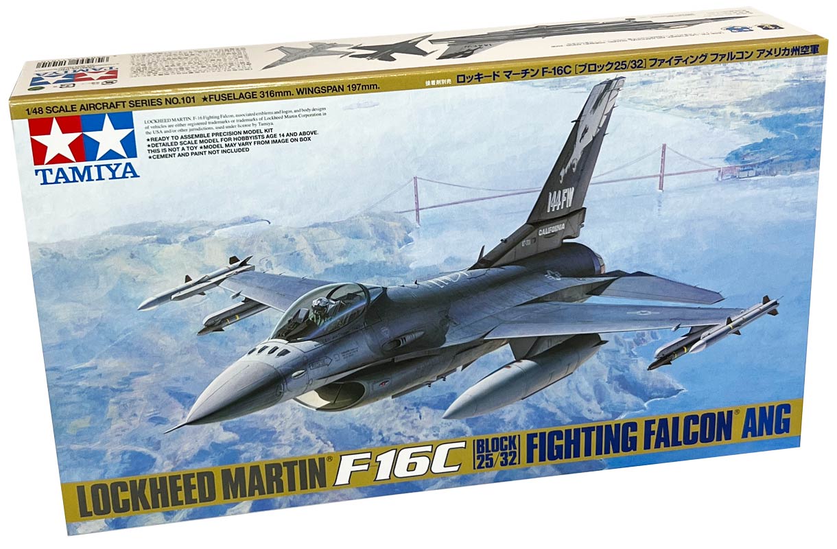 Tamiya 1:48 Lockheed F-16C (Block 25/32) - 61101 - Loaded Dice