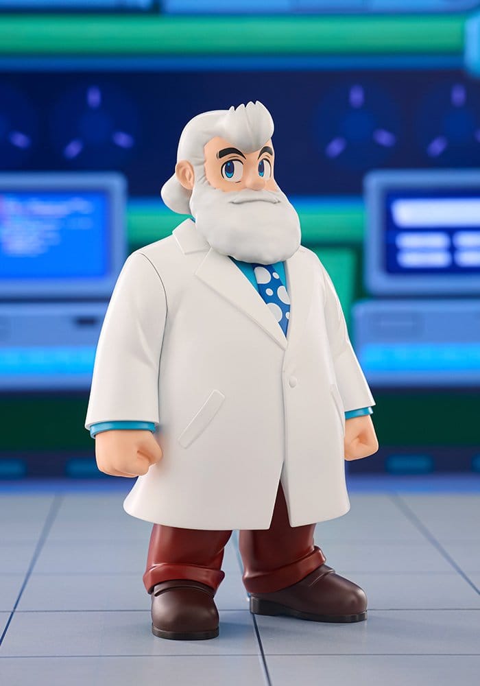 Dr. Light Oshi Works figure with white beard and lab coat standing in a lab setting