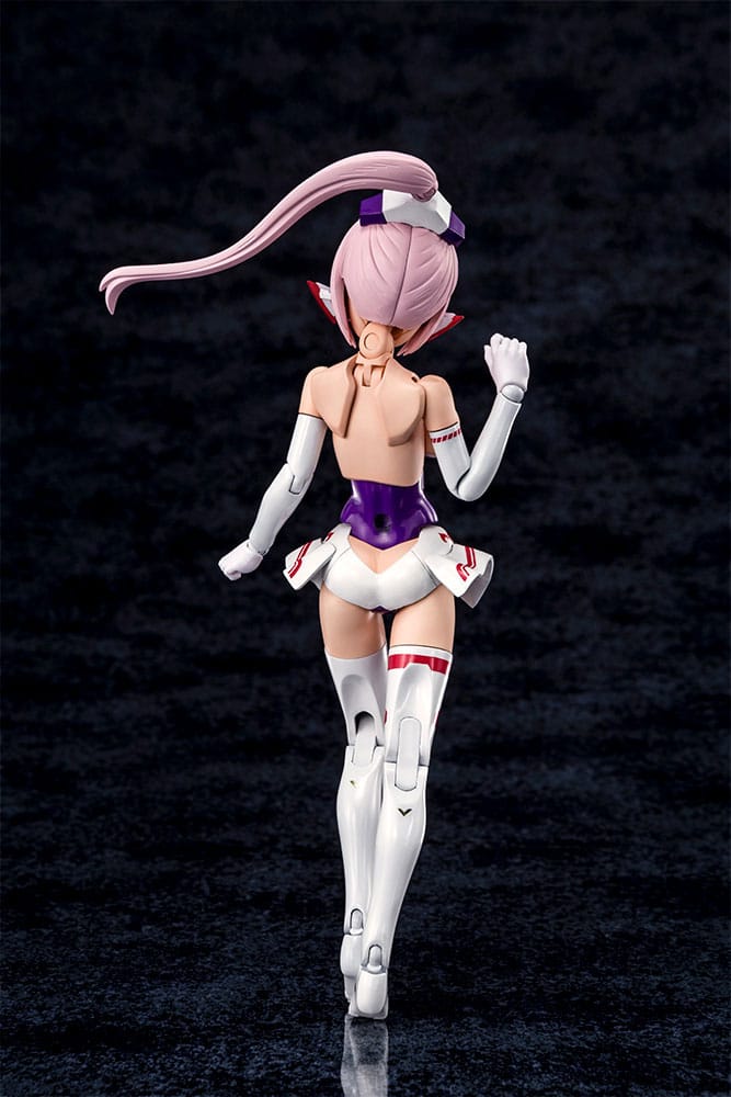 Asra Nine-Tails Megami Device base body rear view with long pink ponytail