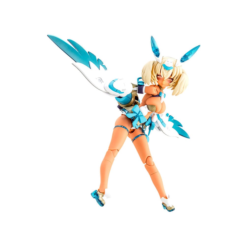 Kotobukiya Megami Device Puni Mofu Kin Xiao kit with feathered wings spread, front view