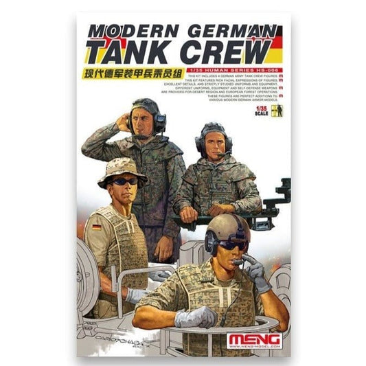1/35 Modern German Tank Crew plastic scale model kit