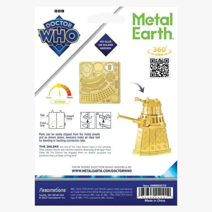 Metal Earth - Doctor Who Gold Dalek