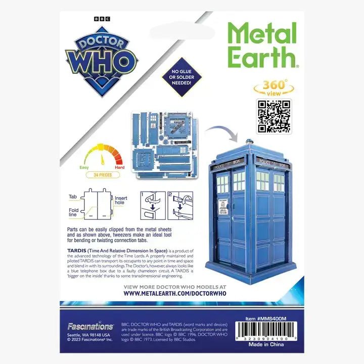 Metal Earth - Doctor Who TARDIS – image 3