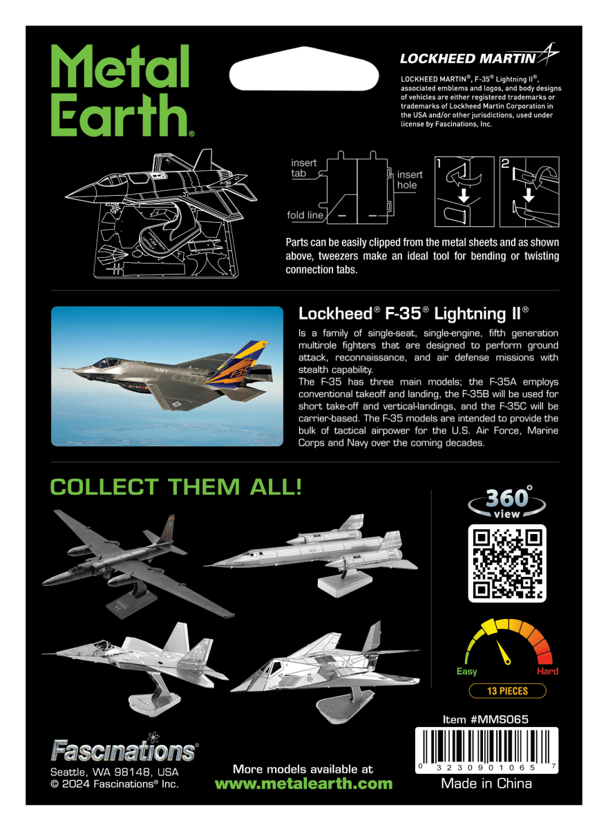 Metal Earth - F-35 Lightning II