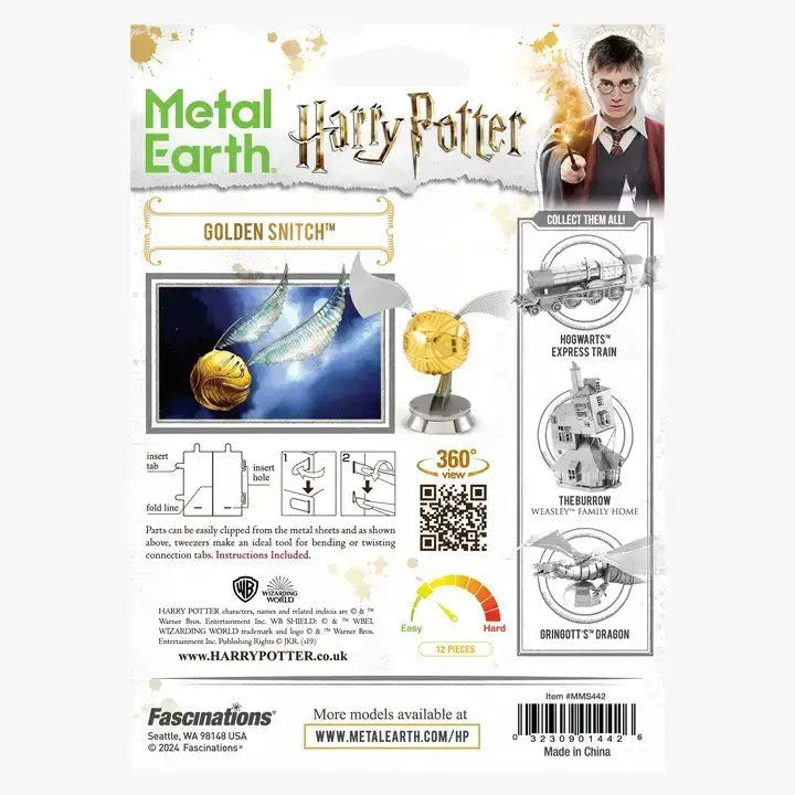 Metal Earth - Harry Potter Golden Snitch – image 3