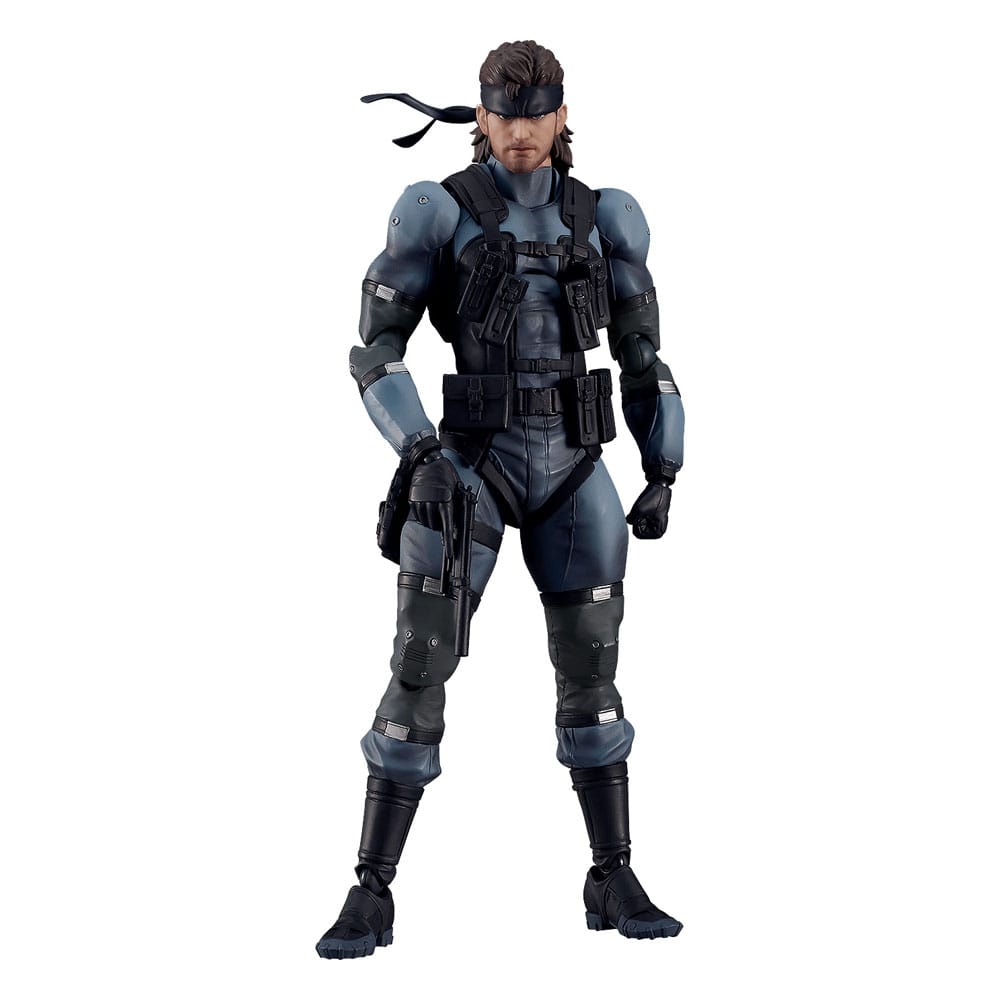 Max Factory figma Solid Snake Updated Edition from Metal Gear Solid 2, standing front view