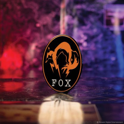 Metal Gear Solid Delta FOX Pin Badge - Loaded Dice