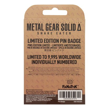 Metal Gear Solid Delta FOX Pin Badge - Loaded Dice