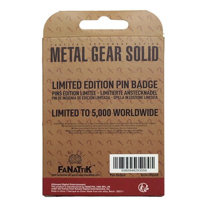 Metal Gear Solid FOXHOUND Limited Edition Pin Badge - Loaded Dice