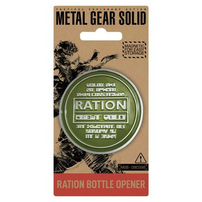 Metal Gear Solid Ration Bottle Opener - Loaded Dice