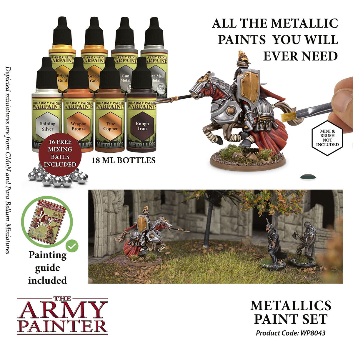 Army Painter Metallics Paint Set - Loaded Dice Barry Vale of Glamorgan CF64 3HD