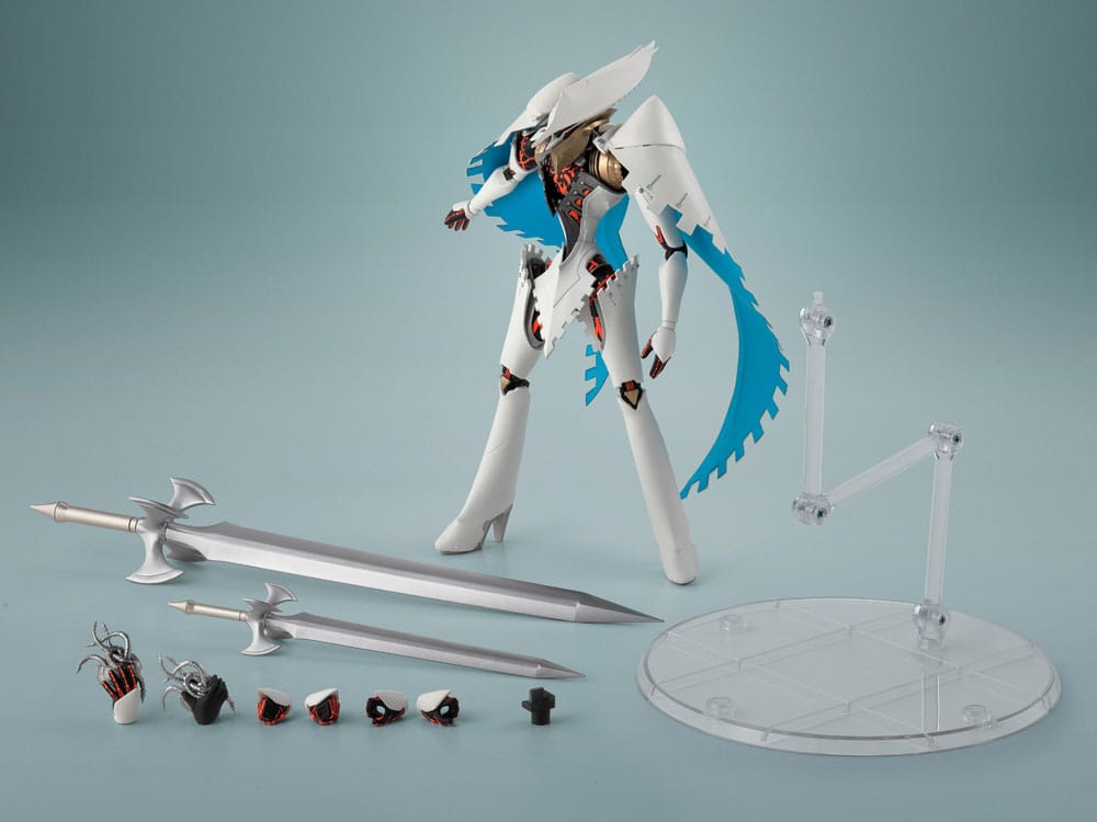 Metaphor: ReFantazio S.H.Figuarts Seeker figure with swords, swap hands and clear display stand