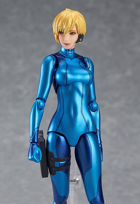 Samus Aran Zero Suit figma with the alternate short-hair head