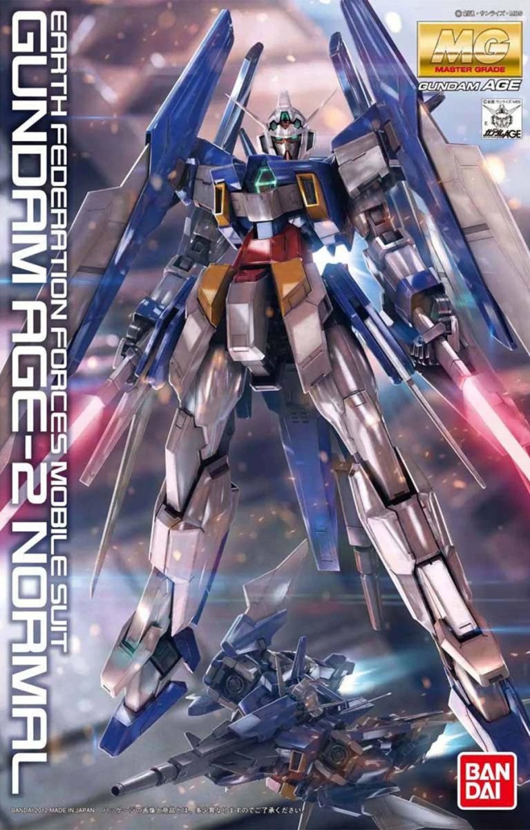Bandai MG 1/100 Gundam AGE-2 Normal kit, box art
