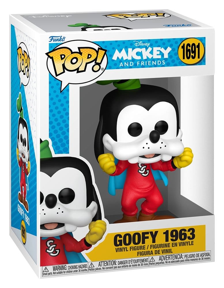Goofy 1963 Funko POP! vinyl figure in its Disney Mickey and Friends box, number 1691