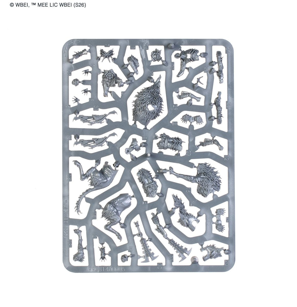 Dol Guldur Battlehost Hunter Orc infantry unpainted plastic sprue, frame 5 of 5
